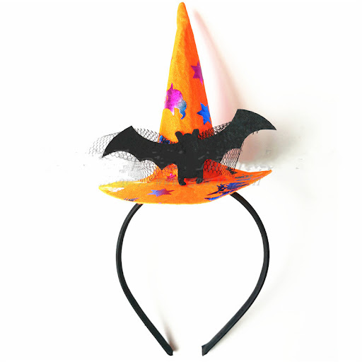 Title 1, Halloween Witch Headband Spider Skull Witch Hat...