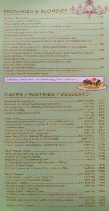 Theobroma menu 