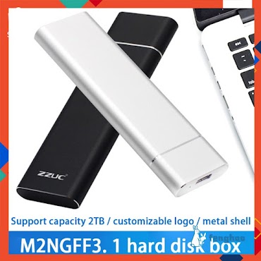 Hộp Đựng Ổ Cứng Ngoài Usb 3.1 Type - C Sang M.2 Ngff Ssd 10Gbps Cho M2 Sata Ssd Usb 3.1 2280