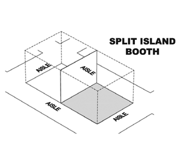 Split Island Booth