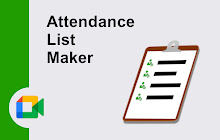 Attendance list maker for Google Meet small promo image