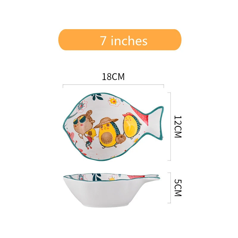 Rainforest Tableware Set Dish Combination Simple Ceramic Bowl Perfect for Everyday Use Elegant and Functional Dishware f