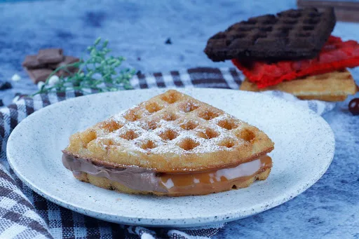 Chocolate Caramel Waffle (Wallonia Waffle Co)