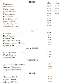 Coffee Culture menu 1