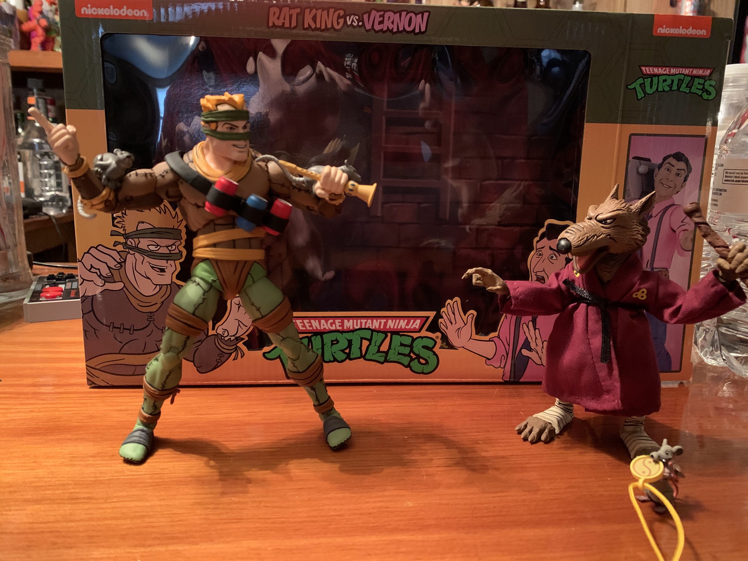 NECA: Teenage Mutant Ninja Turtles Rat King vs Vernon Two-Pack Review
