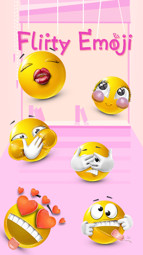 Kika Flirty Emoji Sticker Gif