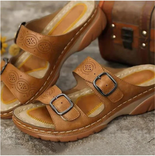 Title 6, Womens casual sandals and slippers featuring a...
