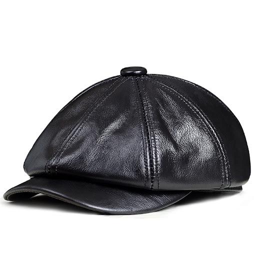 Title 2, Mens Dome Top Layer Cowhide Octagonal Hat, off...