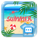 Télécharger Summer beach skin for Next SMS Installaller Dernier APK téléchargeur