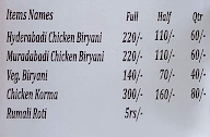 Alam Special Chicken Corner menu 1