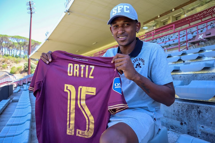 Stellenbosch FC's new Venezuelan attacker Juan Carlos Ortiz pictured at his new home ground, Danie Craven Stadium.