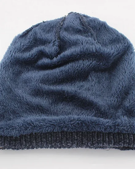 New Fashion Men Warm Beanies Knitted Hat Caps For Women W... - 1