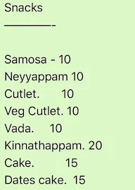 Cochin Food Court menu 1