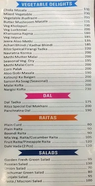 Ritzz Continental Corner menu 2