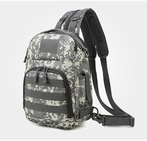 Title 6, Versatile Ruia Chest Pack Tactical Camouflage S...