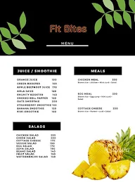 Fit Bites menu 1