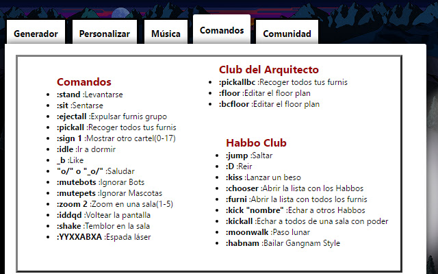 Habbo tools