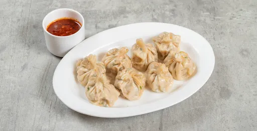 Chicken Schezwan Steamed Dumplings [6 Pieces]