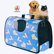 Túi Sách Vận Chuyển Chó Mèo, Luna Pet Tvc01 Túi Vận Chuyển Cho Thú Cưng Đi Xa, Đi Chơi (Tặng Dây Đeo)