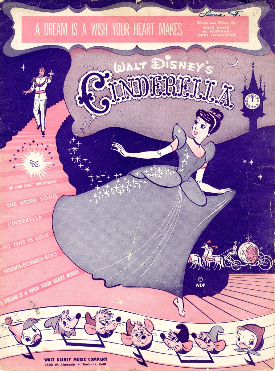 Sheet Music A Dream Is A Wish Your Heart Makes Walt Disney S Cinderella Google Arts Culture