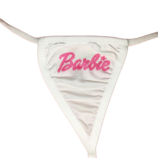 Title 5, Barbie Letter Print Sexy Cotton Lace-up Thong T...