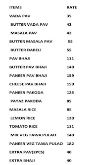 Mumbai Maharashtra Pav Bhaji Vada Pav menu 1