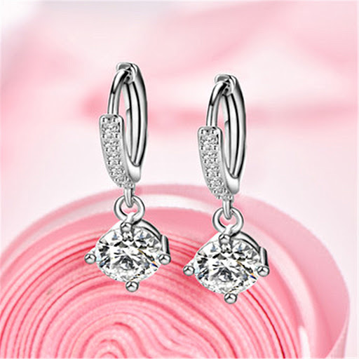 Title 22, Copper Zircon Earrings for Women. Elegant and d...