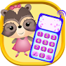 Candy Raccoon: Baby Phone icon