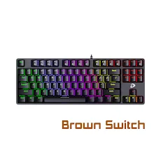 Bàn phím cơ DareU EK87 Mutiled Brown Switch