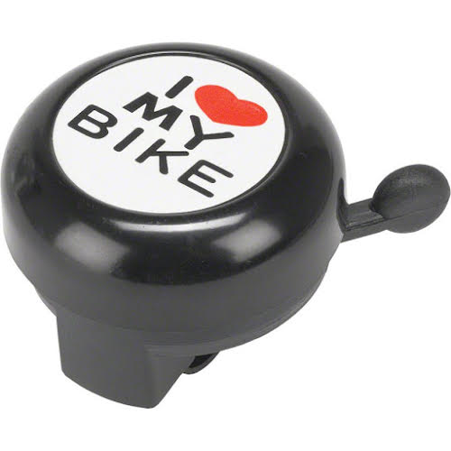 Dimension "I Heart My Bike" Black Bell