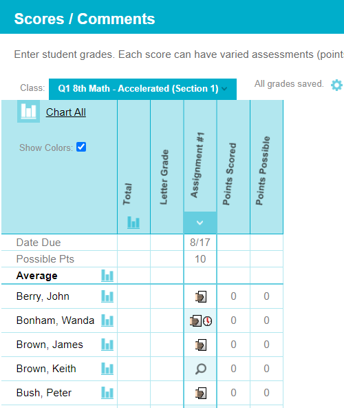 how to see missing assignments in google classroom