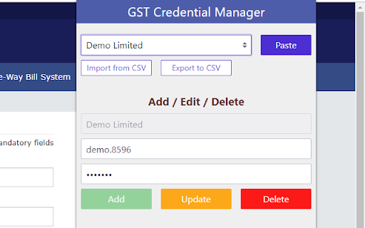 GST Credential Manager