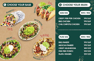 California Burrito menu 