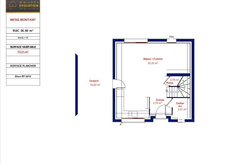  Vente Terrain + Maison - Terrain : 615m² - Maison : 70m² à Draveil (91210) 