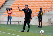 Gavin Hunt, coach of Kaizer Chiefs during the DSTV Premiership 2020/21 match between Kaizer Chiefs and Mamelodi Sundowns at the FNB Stadium, Johannesburg on the 24 October 2020 