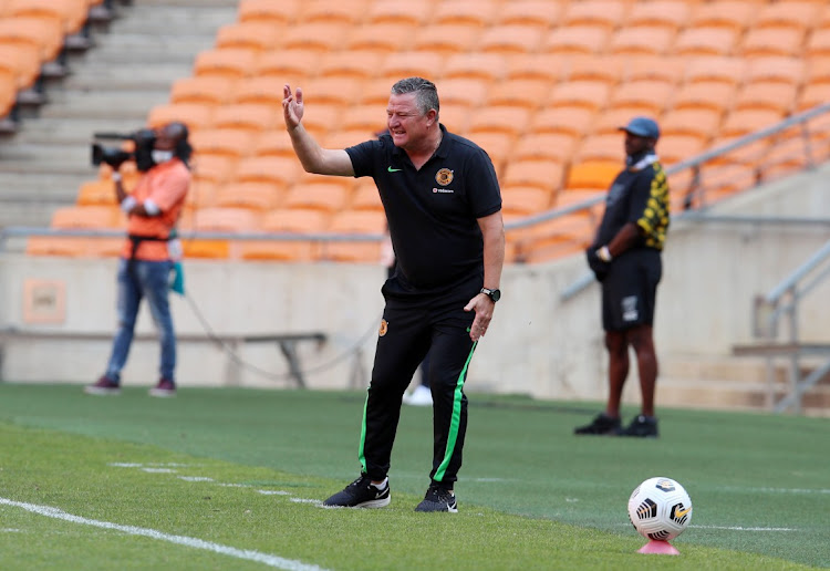 Gavin Hunt, coach of Kaizer Chiefs during the DSTV Premiership 2020/21 match between Kaizer Chiefs and Mamelodi Sundowns at the FNB Stadium, Johannesburg on the 24 October 2020