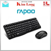 Bàn Phím Chuột Rapoo X1800S Không Dây - Bảo Hành Chính Hãng 2 Năm