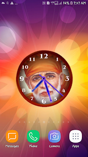 Sai Baba clock - náhled