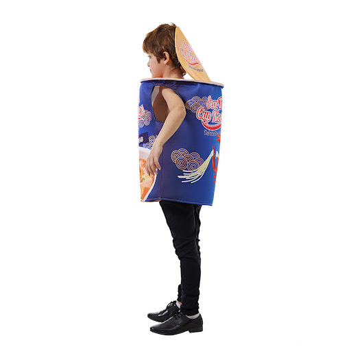 Title 2, Halloween Childrens Bowl Noodles Cosplay Cloth...