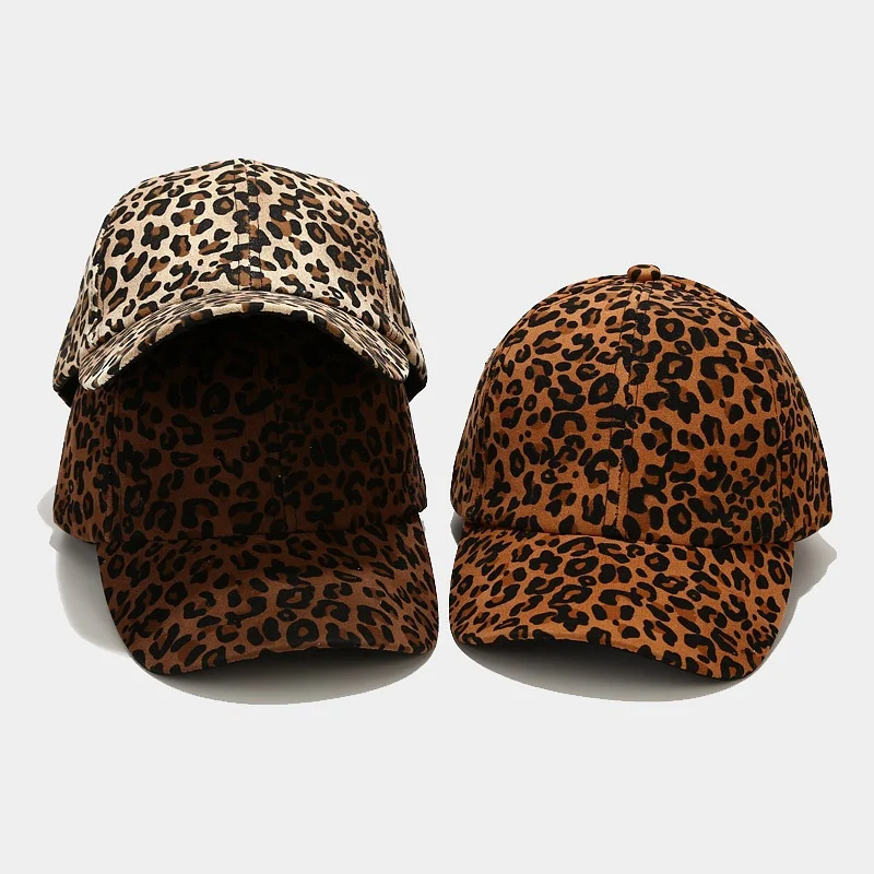 Casquette de baseball vintage léopard littéraire européenne et américaine, confortable, respirante, idéale pour un look rétro et tendance.