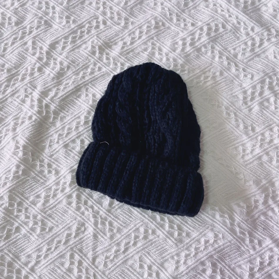 Lässige und vielseitige Retro-Strickmütze für Damen