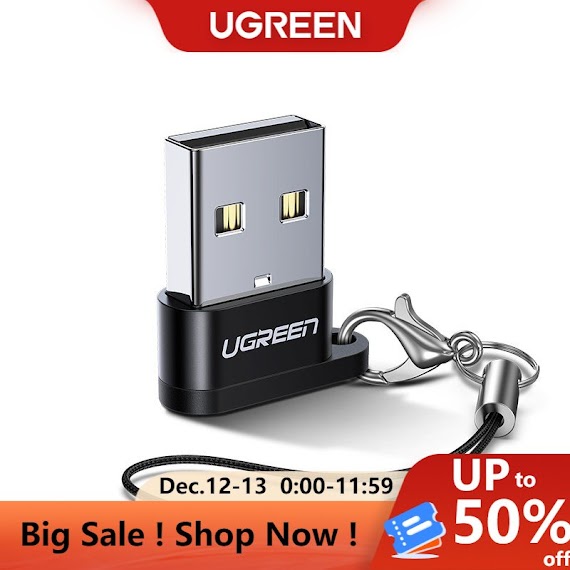 Bộ Chuyển Đổi Ugreen Từ Cổng Type C Sang Đầu Usb A Chất Lượng Cao