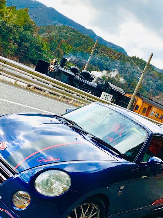 コペンのL880K・蒸気機関車・無人駅・SL・並走風にに関するカスタム事例の投稿画像2枚目