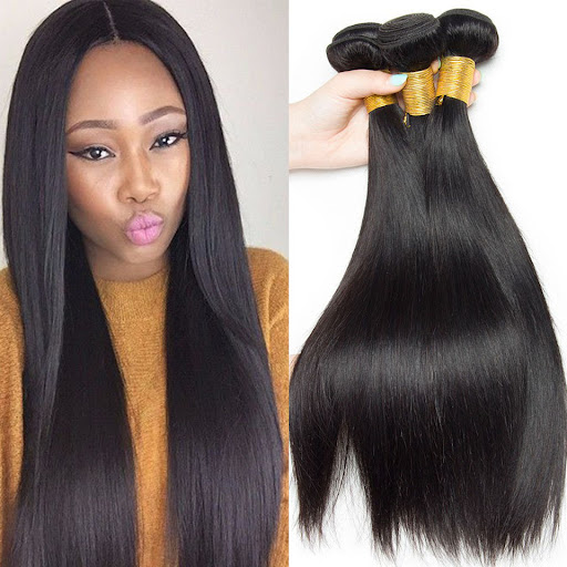 Title 4, Straight real human hair extension. Add length ...