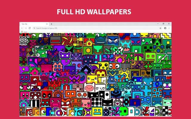 Geometry Dash Wallpapers and New Tab