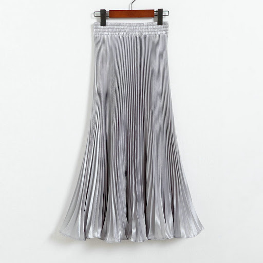 Title 11, Spring European and American Pleated Skirt with...