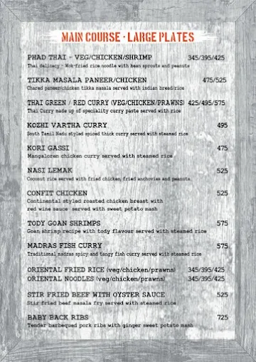 Mug Shots menu 