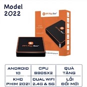 Android Tv Box 4K (Fpt Play Box) - Đầu Thu Truyền Hình Không Dây, Kết Nối Wifi, Điều Khiển Tìm Kiếm Giọng Nói