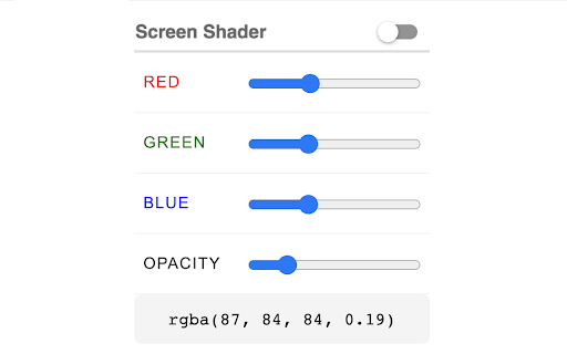 Easy Screen Shader