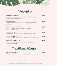 Trunks and Leaves menu 1